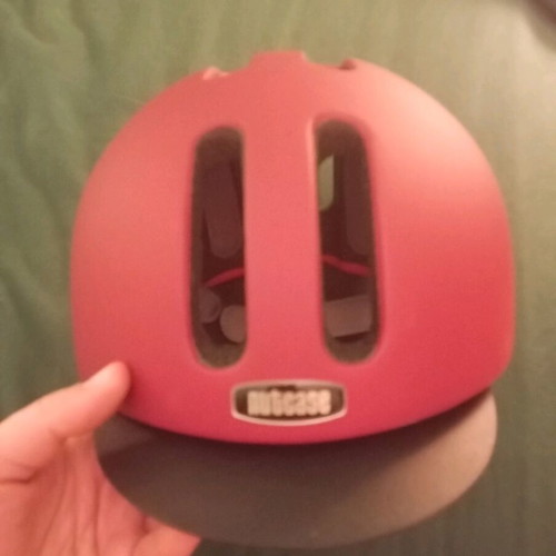 Nutcase Metroride Cycling Helmet L/XL like new, purple/pink