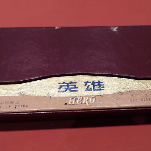 Vintage HERO 329 writing set new, pen and nib 1970s