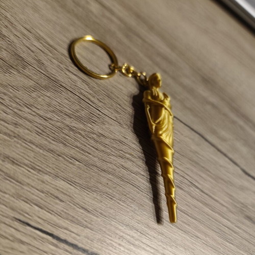 3D Printed Keychain Pin Inspired by Penelope's Pin from Odyssey, New