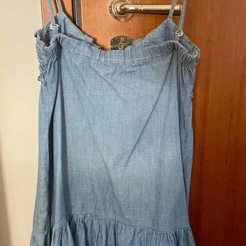 Zara denim dress size S like new, blue