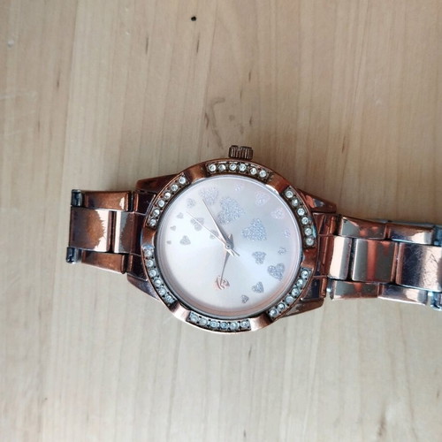 Women's watch used, pink, needs new battery