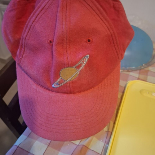 Planet Hollywood hat jockey large red like new