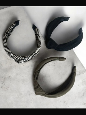 Zara hairbands set of 3 like new, multicolor