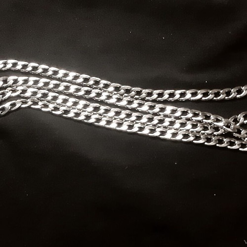 Necklace chain 71cm stainless steel silver new