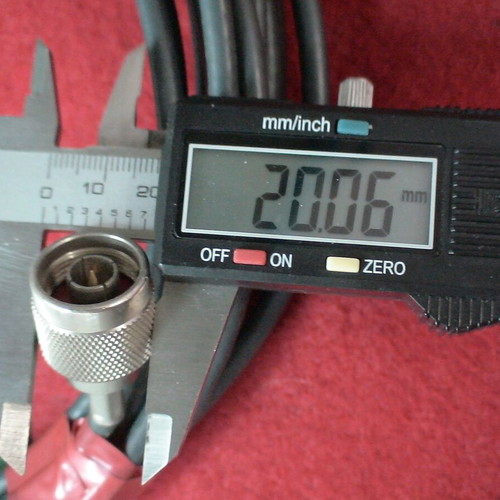 Coaxial cable 8 meters used with connectors