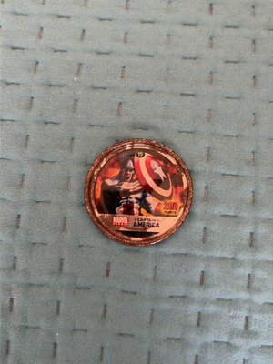 Tapa used Marvel Captain America collectible token