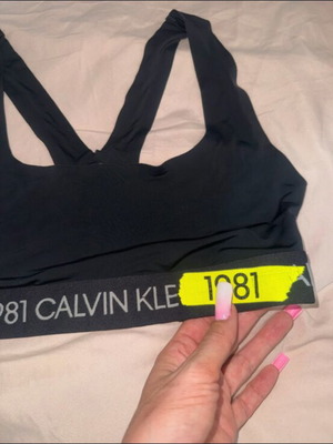 Calvin Klein sport top, black, XS