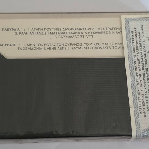 Mary Lo cassette tape, Min Ton Rotas Ton Ourano, laiko
