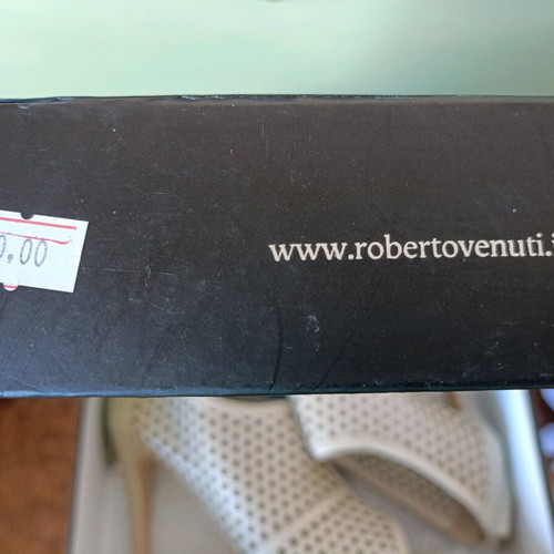 Roberto Vennuti high-heeled boots like new, beige, size 39