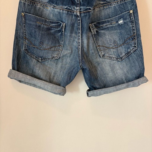 Pull & Bear denim shorts used, blue, size S
