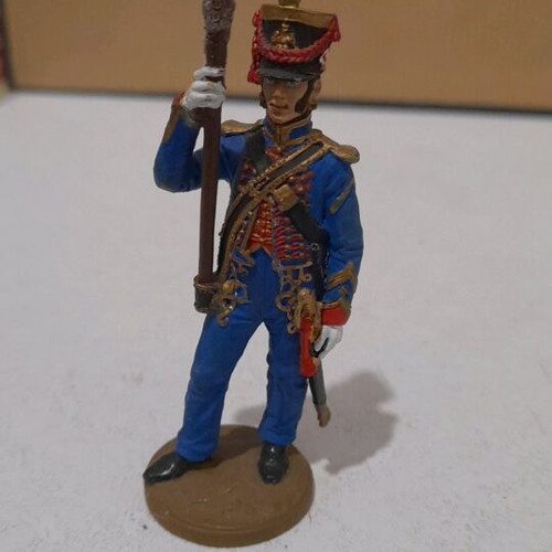 Lead soldier used, Napoleonic cannon gunner figure