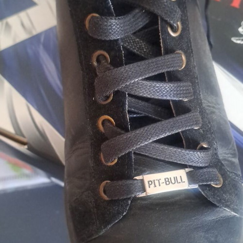 Pit-bull leather shoes, black, size 44