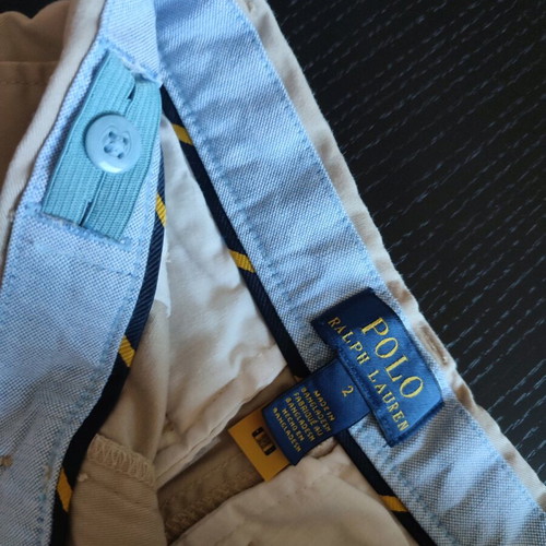 Ralph Lauren cotton beige shorts for 2-year-old boy new
