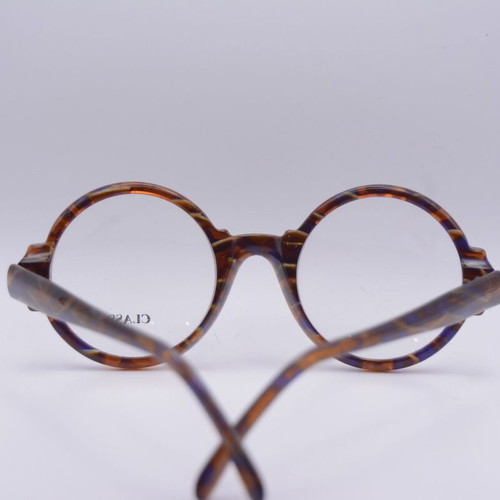 Class Vintage 80s Eyeglasses new, blue brown
