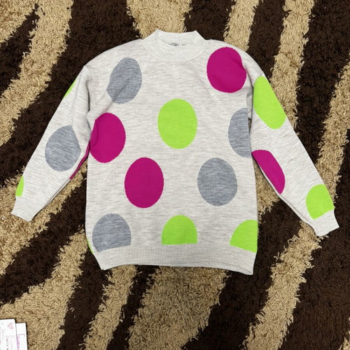 Women's long-sleeve blouse size M, like new, multicolor
