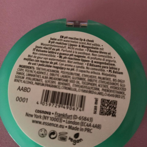 Balm with color for lips and cheeks new