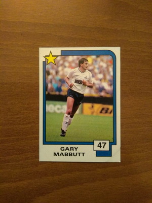 Panini Soccer Superstars 1988 Card No47 Gary Mabbutt used