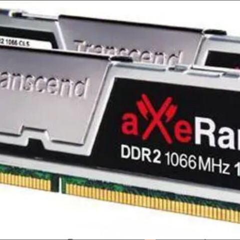 Transcend Axeram 2GB 1066 DDR2 memory kit used