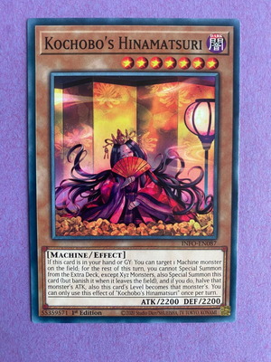 Kochobo's Hinamatsuri Yu-Gi-Oh Card like new