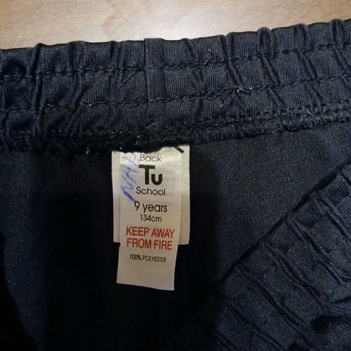 Set of 4 used sports shorts for 9-year-old boy