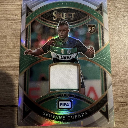 Geovany Quenda 2024-25 Panini Select FIFA Swatches Silver RC new