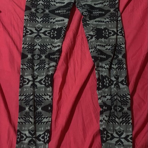 Leggings like new, size S, black and gray