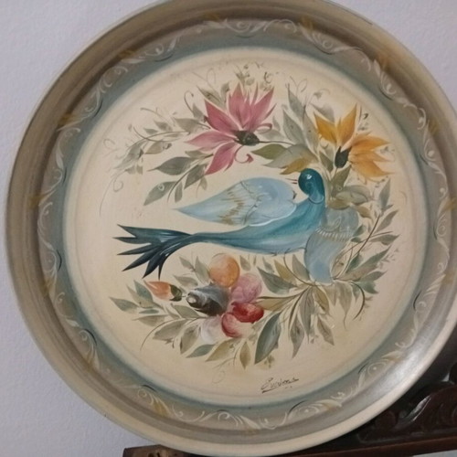 Handmade plates hand-painted like new