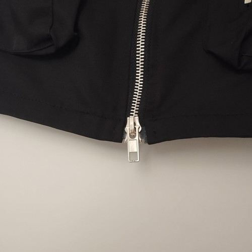Skirt with zippers like new, black, size M