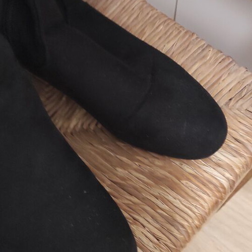 Over the knee boots like new, size 39, black