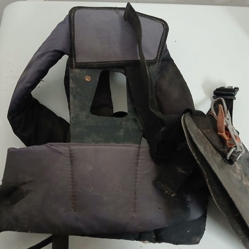 Shoulder strap support belt for brush cutter used