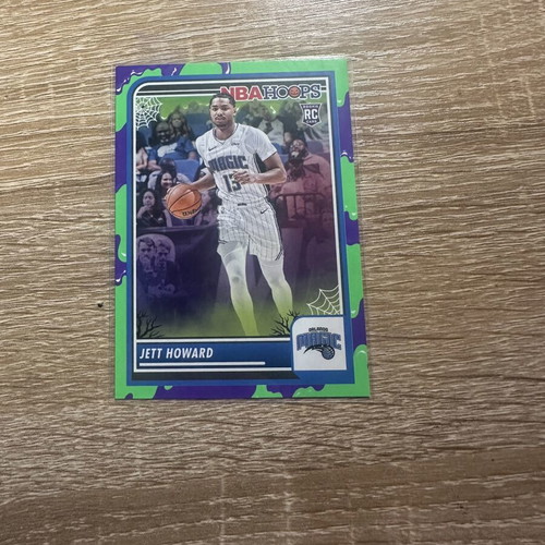 NBA Hoops Jett Howard Rookie Card Green Slime Parallel like new