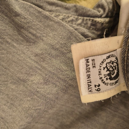 Diesel denim shorts used, size 29, gray