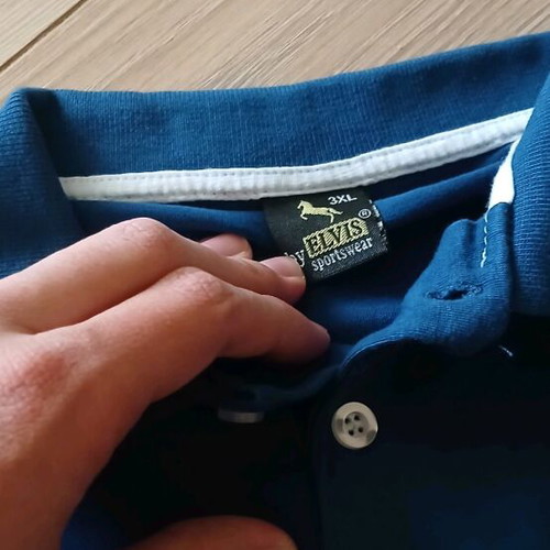 Boys' blue shirt like new, size 170 cm