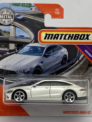 Mercedes Benz AMG GT 63S white Matchbox Mainline collectible car 1:64 scale