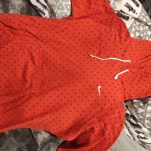 Nike sweatshirt used, size XL, red and pink