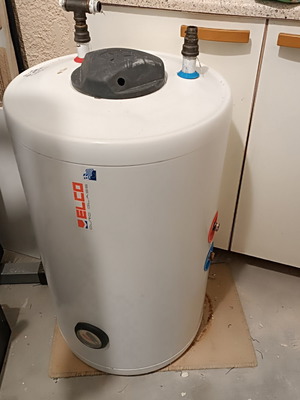 Water Heater 80 Liters like new with Boiler