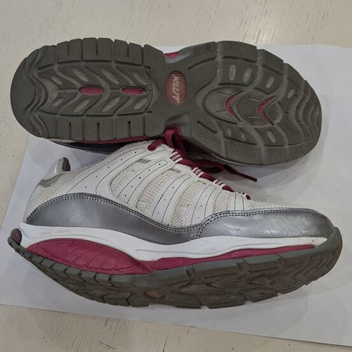 Skechers Shape-ups athletic shoes, size 37.5, white
