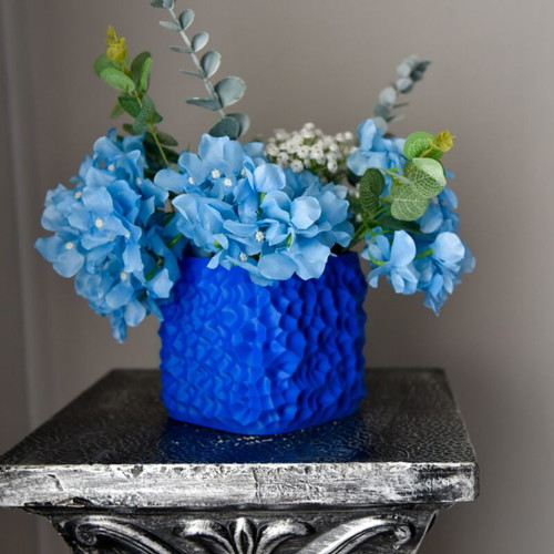 3D printed plant pot, 14cm height