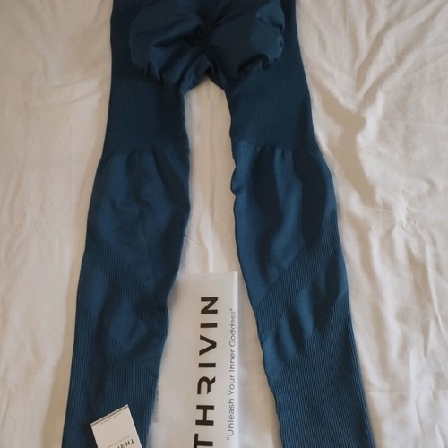 Thrivin leggings unused, athletic, blue, size L