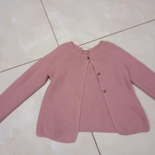Marks & Spencer pink cardigan like new, size 5-6