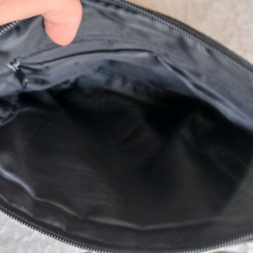 Vintage leather bag like new, black