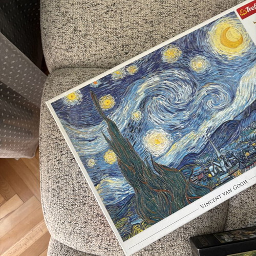 Trefl Starry Night Puzzle 1000 pieces like new