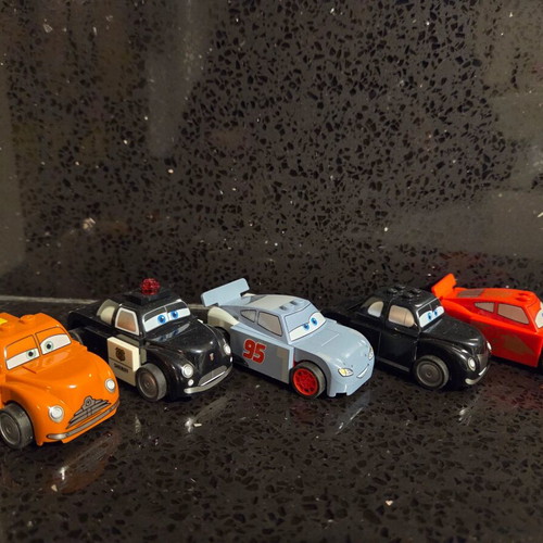 Lego Disney Cars McQueen used, set of 5 cars