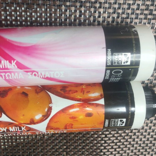 Bodyfarm body milk new, aromatic hibiscus and amber