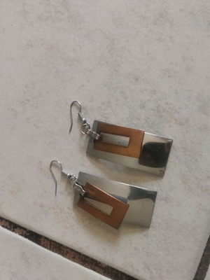 Silver earrings like new condition