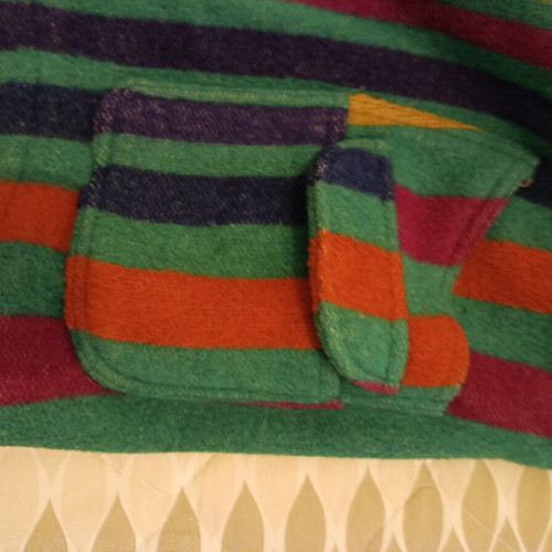 Wool women's jacket multicolor like new, size XL