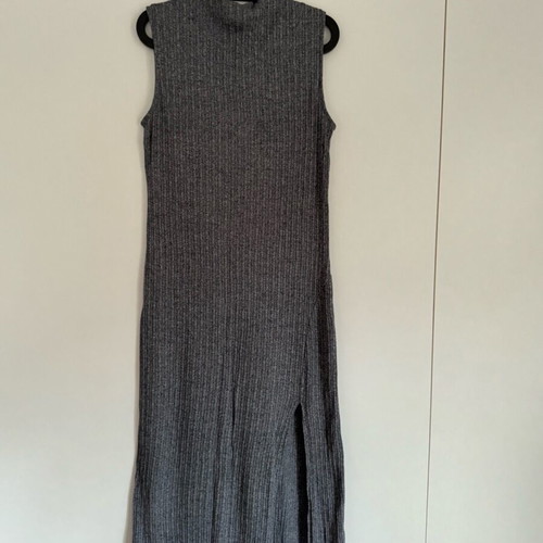 Midi sleeveless dress ASOS new, gray, size M