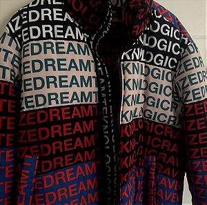 DIESEL W Piating Noise Puffer Jacket / XL / Polyester / Multicolor / Total pattern / 18AW Multiple c