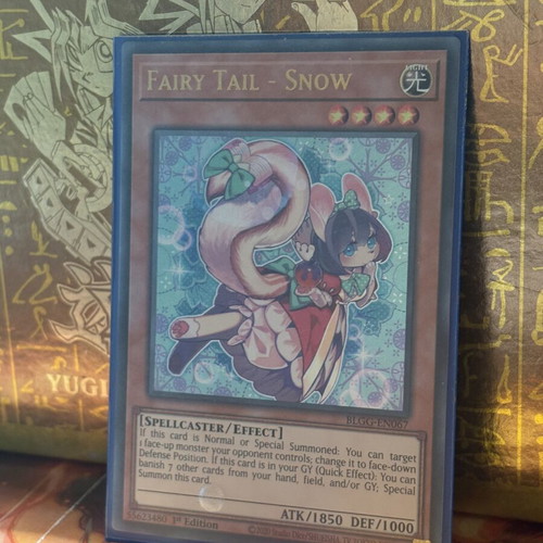 Yugioh Fairy Tail - Snow playset of 3 cards