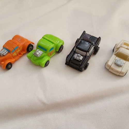 Transformers G1 Micromasters Hot Rod Patrol set used, 4 pieces